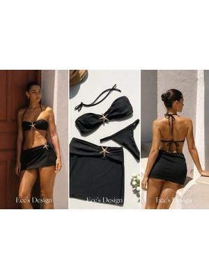Ece's Design Kadın Deniz Yıldızı Desenli Bikini Takımı MY1004