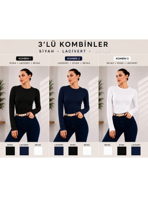 Rd Misstanbul Collection Bisiklet Yaka 3'lü Bayan Badi