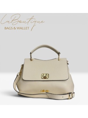 La Boutique D-2770 Hakiki Deri Krem