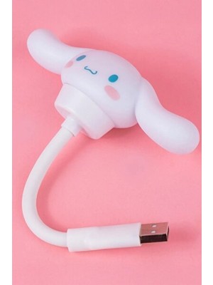 Orvessa Sevimli Cinnamoroll USB Gece Lambası, Yumuşak Işık ve Taşınabilirlik Masa ve Gece Lambası