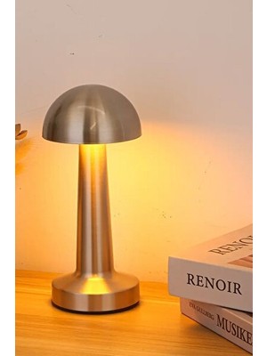 Orvessa Retro Mantar Model Masa Lambası, Şık ve Dekoratif Tasarım Masa ve Gece Lambası