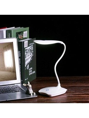 Orvessa Li 3 Kademeli Masa Üstü LED Okuma Işığı - Bükülebilir ve Taşınabilir Masa ve Gece Lambası