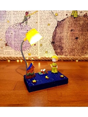 Orvessa Küçük Prens Temalı Dekoratif Masa Lambası Masa ve Gece Lambası