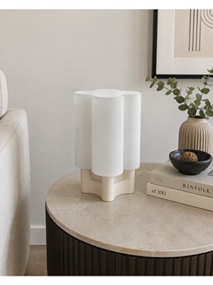 Orvessa Modern 3D Baskı Dekoratif Masa Lambası, Şık ve Yenilikçi Tasarım Masa ve Gece Lambası