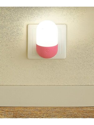 PremiumPort Orvessa Iki Renkli Günışığı ve Beyaz LED Gece Lambası - Pembe Renkli Rahatlatıcı Iş