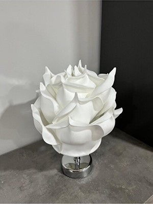 Orvessa Modern Beyaz Tiana Masa Lambası - Şık ve Fonksiyonel Tasarım Masa ve Gece Lambası