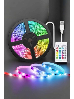 Aesco 5m Rgb Işıklı Her Ortama Uygun LED Işık - Lisinya