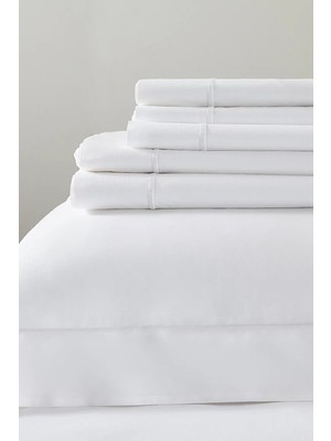 The White Company Savoy Kordonlu Mısır Pamuğu Düz Çarşaf