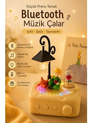 Orvessa Taşınabilir Müzikli Gece Lambası ve Rgb Işıklandırma Özelliği Masa ve Gece Lambası