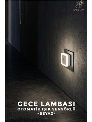 Orvessa Sensörlü LED Gece Lambası, Pratik ve Güvenli Kullanım Için Tasarlandı Masa ve Gece Lambası