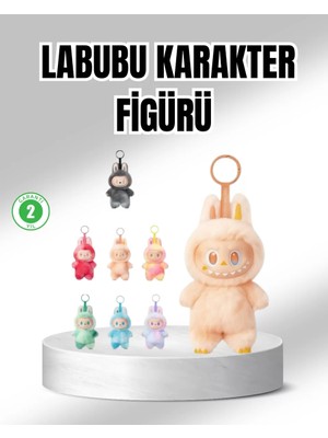 Aesco Labubu Peluş Oyuncak – Koleksiyonluk Yumuşak Dekoratif Figür 20 cm