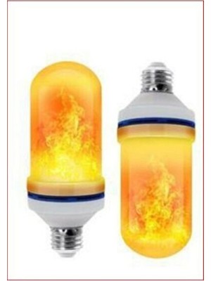 Orvessa Ateş Efektli LED Alev Ampul, 5 Watt, Masa ve Dekoratif Kullanım Masa ve Gece Lambası