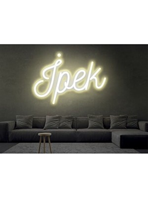 Orvessa Isme Özel Neon Harfli Organizasyon ve Doğum Günü Dekorasyonu Masa ve Gece Lambası