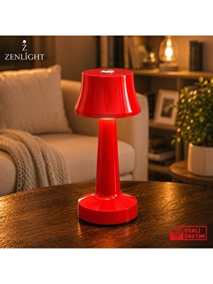 Orvessa Şarjlı Metal Dokunmatik Masa Lambası, Modern ve Pratik Masa ve Gece Lambası