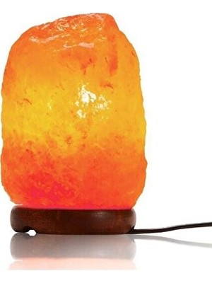 Orvessa Himalaya Tuz Lambası 2-3 kg Pembe Turuncu Renkli, Rahatlatıcı Atmosfer Masa ve Gece Lambası