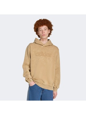 Adidas Sh Hoodıe Erkek Bej Sweatshirt