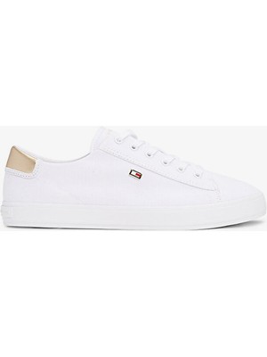 Tommy Hilfiger Vulc Lace Up Kadın Beyaz Sneaker