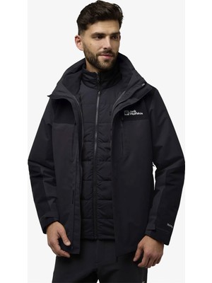 Jack Wolfskin Jasper 3in1 Erkek Lacivert Outdoor Ceket