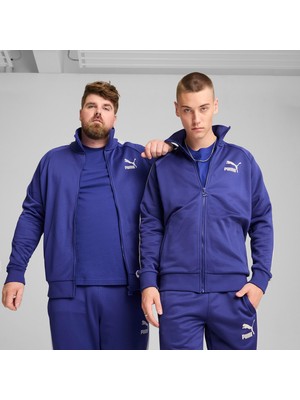 Puma T7 Iconic Track Erkek Mor Ceket