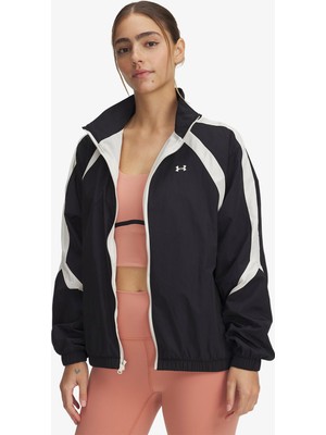 Under Armour Icon Crinkle Tear Away Kadın Siyah Ceket