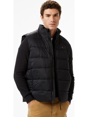 Tommy Hilfiger New Mid Weight Erkek Siyah Yelek