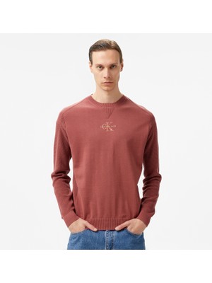 Calvin Klein Jeans Erkek Mor Triko