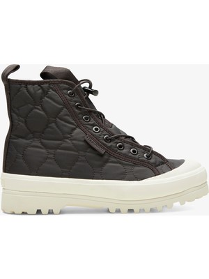 Superga 2644 Alpina Quilted Nylon Kadın Siyah Sneaker