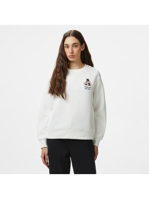 Anta Sports Club Kadın Beyaz Sweatshirt