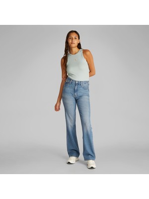 Calvin Klein Kadın Mavi Jean