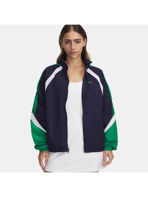 Under Armour Icon Crinkle Track Kadın Lacivert Ceket