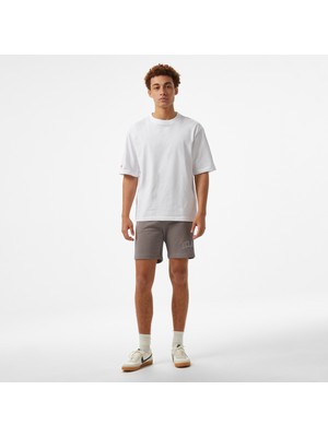 Ucla Nakışlı Standard Fit Erkek Gri Şort