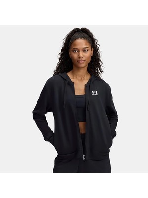 Under Armour Rival Terry Fz Kadın Siyah Ceket