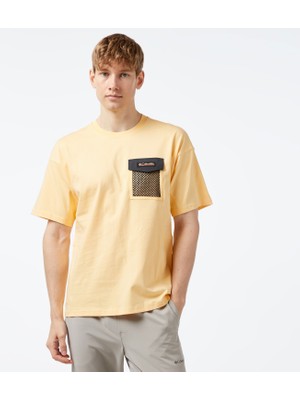 Columbia Painted Peak Knit Top Erkek Sarı T-Shirt