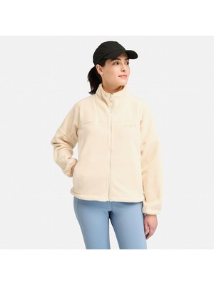 Timberland Polartec Full-Zip Fleece Kadın Krem Ceket
