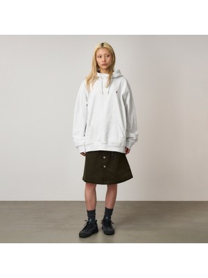 Gramicci One Point Hooded Erkek Gri Sweatshirt