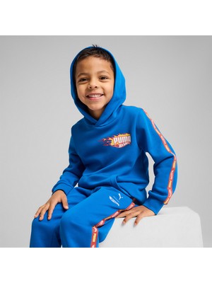 Puma Hot Wheels Graphic Çocuk Gri Sweatshirt