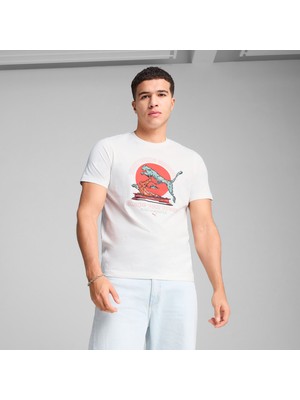 Puma Graphics Bonsai Erkek Beyaz T-Shirt