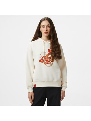 Anta Cny Good Luck Kadın Beyaz Hoodie
