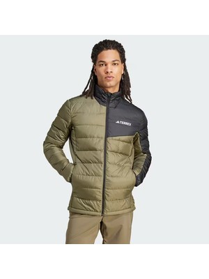 Adidas Terrex Multi Light Down Erkek Yeşil Mont