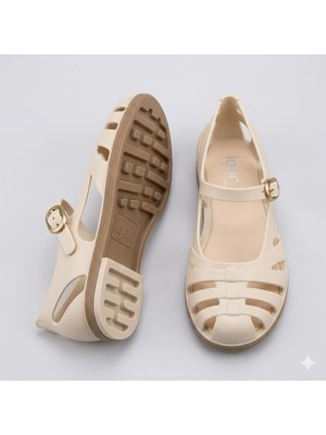 Igor Paris Kadın Sandalet  S10377-002 Ivory