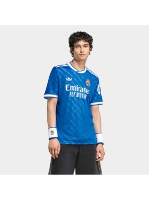 Adidas Real Madrid 25-26 Üçüncü Erkek Mavi Futbol Forması