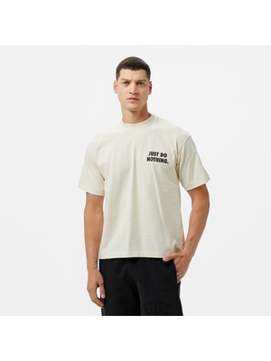 Market Just Do Nothing Fall Erkek Krem T-Shirt