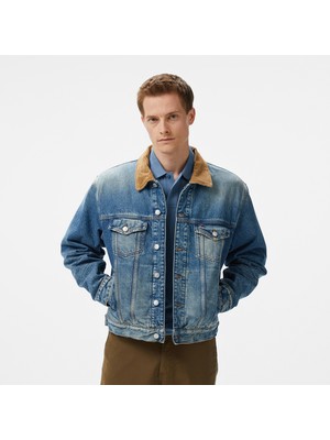 Tommy Hilfiger Erkek Mavi Mont