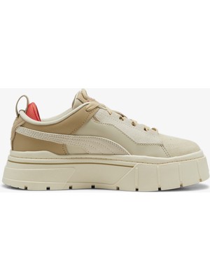 Puma Mayze Stack Xpl No Filter Kadın Krem Spor Ayakkabı