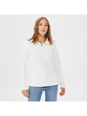 Columbia Glacial Iv 1/2 Zip Kadın Ekru Polar