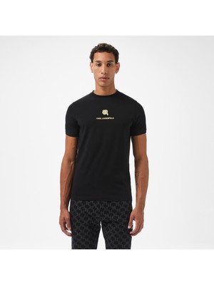 Karl Lagerfeld Erkek Siyah T-Shirt