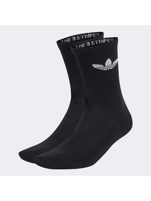 Adidas Trefoil Cushion 3'lü Unisex Siyah Çorap
