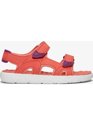 Timberland Perkins Row Backstrap Çocuk Kırmızı Sandalet