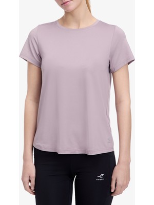 Energetics Gianna Ss Kadın Mor Antrenman T-Shirt