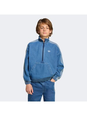 Adidas Jacket Çocuk Mavi Ceket